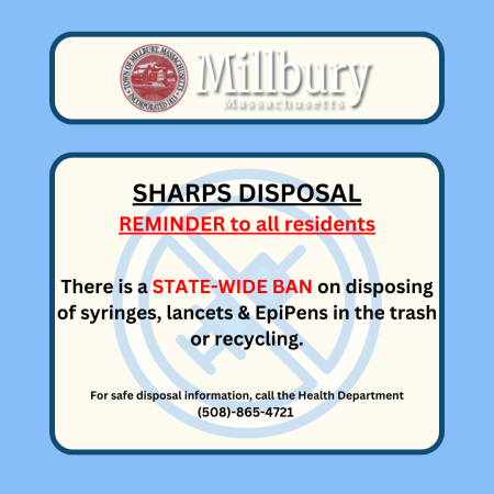 boh sharps disposal ban