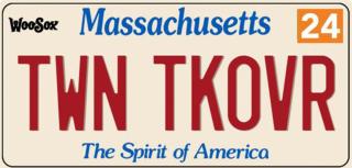 Town takeover license plate 2024